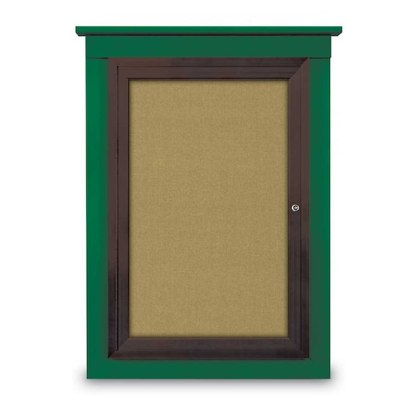 Sliding Glass Enclosed Letterboard, 96"x3